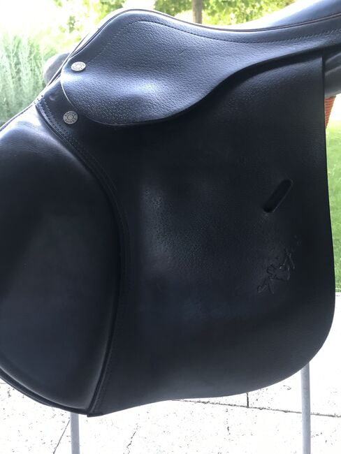 Springsattel schwarz 17 zoll, selleria equipa Expression, Ronja Blum , Jumping Saddle, Bottmingen , Image 4