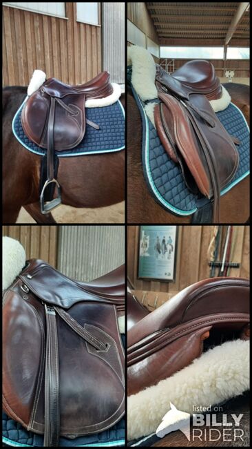 Springsattel Tech 1 (Erreplus) braun 17 / 17,5, Erreplus Tech 1 Tech 1, Maresa, Jumping Saddle, Pfullingen, Image 5