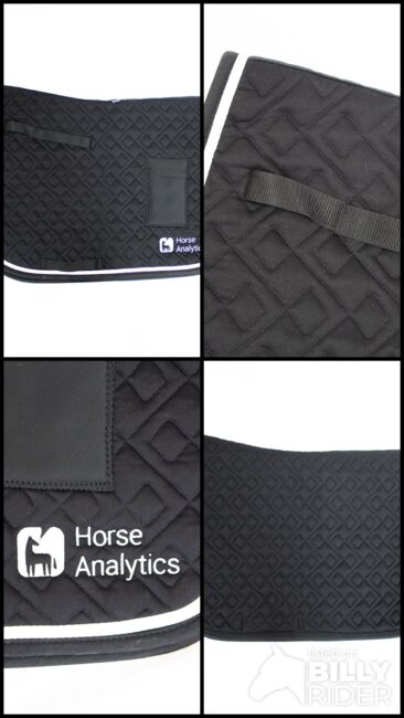 Horse Analytics Schabracke Schwarz VS, Horse Analytics , myMILLA (myMILLA | Jonas Schnettler), Dressage Pads, Pulheim, Image 6