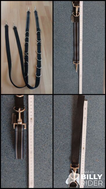 Ausbinder elastik stoff mit ringen pferd, Powerhorse, Training Aids, Ziemetshausen, Image 8