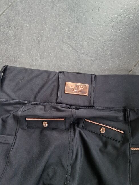 Horse gloss Knie gripreitleggins schwarz rosegold xs 34, Horse gloss , K. Werner, Breeches & Jodhpurs, Westerwalsede, Image 3