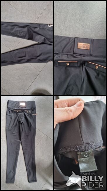 Horse gloss Knie gripreitleggins schwarz rosegold xs 34, Horse gloss , K. Werner, Bryczesy, Westerwalsede, Image 5