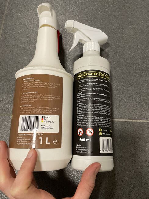 Pferdegold Bremsenspray und Haut + Fell Spray neu, Pferdegold, Verena, Care Products, Neuenstein, Image 2