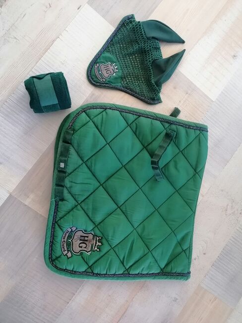 Horse Guard Schabracke Set grün, Horse Guard , Joana Bermes , Dressage Pads, Seesen 