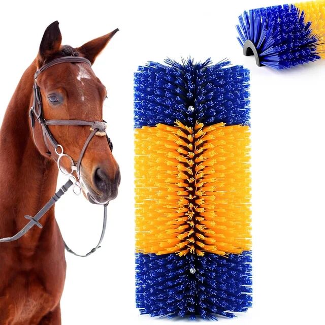 Horse Pony Wall Mount Scratching Brush, Scratching Brush, Hoganess, Tack Room & Stable Supplies, Shetland , Image 3