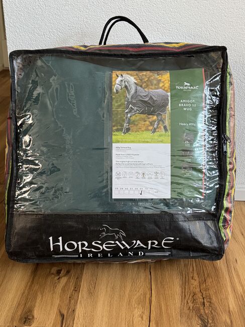 Pferdedecke AMIGO BRAVO 12 TURNOUT 400G, 155cm, neuwertig, Horseware Amigo AMIGO BRAVO 12 TURNOUT WUG HEAVY 400G, Natalie, Horse Blankets, Sheets & Coolers, Holzgerlingen, Image 3