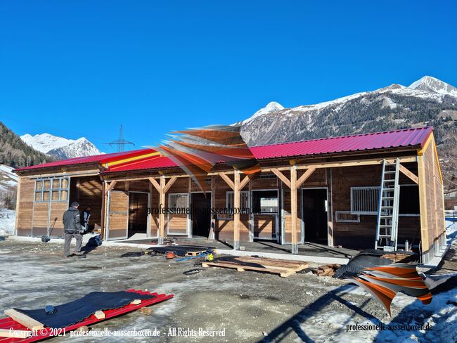 Pferdeboxen und Stallbau: Pferdestall, Aussenboxen, Pferdeunterstände und Weidehütten pferd, AUSSENBOXEN PFERDESTALL - PFERDEBOXEN - STALLUNGEN, AUSSENBOXEN (AUSSENBOXEN Sp. z o.o.), Horse Stables, Wałcz, Image 13