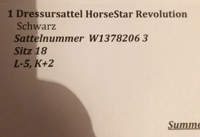 Horse Star Dressursattel, Horse Star Revolution, Ann-Sophie, Dressage Saddle, Heilbronn, Image 2