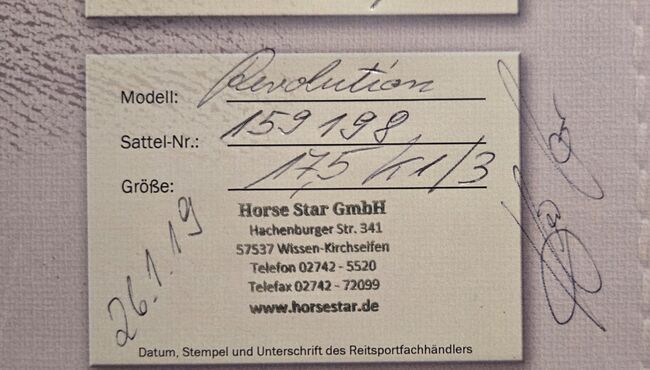 Horse Star Revolution Dressursattel 17,5, Horsestar Revolution, Alexandra Saal, Dressursattel, Hamminkeln , Abbildung 3