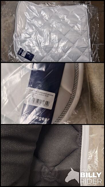 Horsegear Schabracke Weiß, Horsegear , ADN, Dressage Pads, Duisburg, Image 4