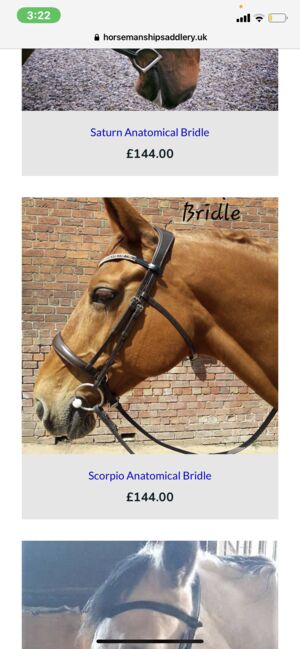 Horsemanship saddlery Scorpio anatomical bridle, Horsemanship, Sophie hulton, Trensen, Summerseat, Abbildung 8