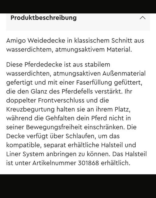 Horseware Amigo Bravo 12 100g, Horseware  Amigo Bravo 12 100g, Nadine Schäfer , Pferdedecken, Südheide , Abbildung 6