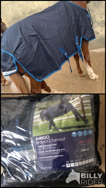 Horseware Amigo Bravo 12 Turnout, Horseware, Barbara, Horse Blankets, Sheets & Coolers, Nürnberg, Image 3