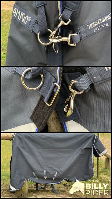 Horseware Amigo Bravo 140, Horseware, Karo F, Horse Blankets, Sheets & Coolers, Nürnberg, Image 4