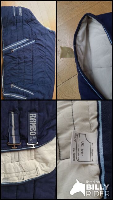 Horseware Rug Winterdecke/ Stalldecke 145 cm, Horseware Rambo Rug, YW, Derki dla konia, Leonberg, Image 7