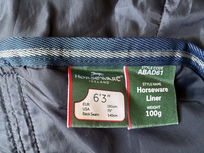 Horseware Liner 100g und 200g 140cm, Horseware Liner Unterdecke , Iris, Horse Blankets, Sheets & Coolers, Ramsau , Image 4