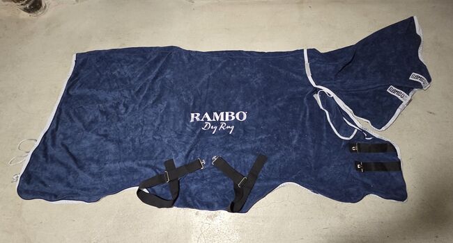 Horseware Rambo Dry Rug navy L, Horseware Dry Rug, Jacqueline, Horse Blankets, Sheets & Coolers, Oststeinbek, Image 3