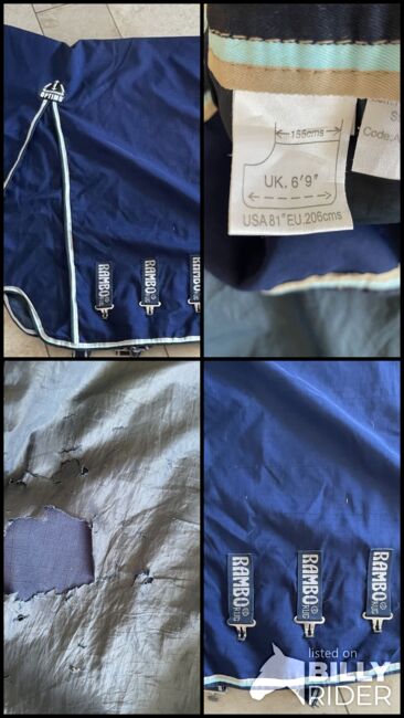 Horseware Rambo Stalldecke 155 cm, Horseware  Rambo, Jäckle, Horse Blankets, Sheets & Coolers, Rielasingen-Worblingen, Image 6
