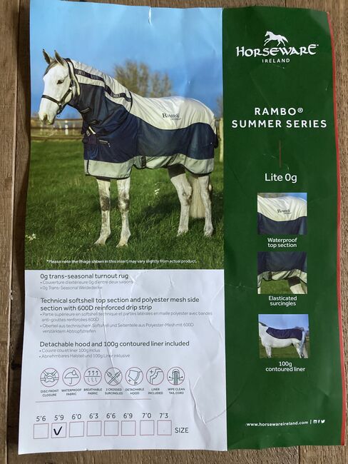 Horseware Rambo Summer Series 5’9”, Horseware Summer series, Abbey Spencer, Fly & Insect Control, Derby, Image 11