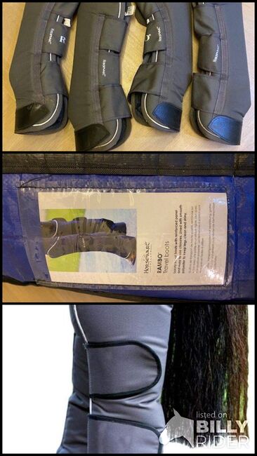 Horseware Rambo Travel Boots - Charcoal, Horseware, Fiona Barratt, Buty dla konia, Hungerford, Image 4