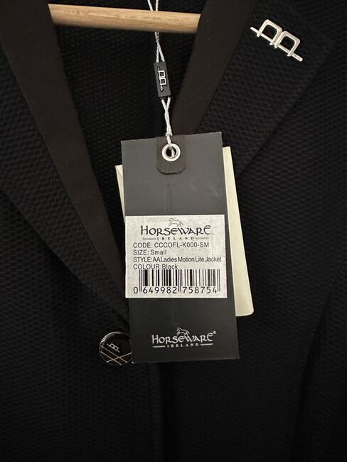 Horseware Turnier Sakko "Motion Lite" Schwarz Gr. S, Horseware "Motion Lite"  , Tini, Riding Jackets, Coats & Vests, Pilsting, Image 4