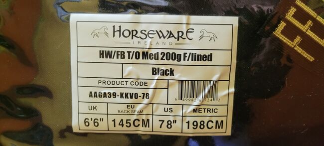 Horseware Turnout Decke Felix Bühler neu 145 cm, Horseware Outdoor 200g Turnout Felix Bühler, 145 cm, Hanne Brenner, Pferdedecken, Wachenheim, Abbildung 2
