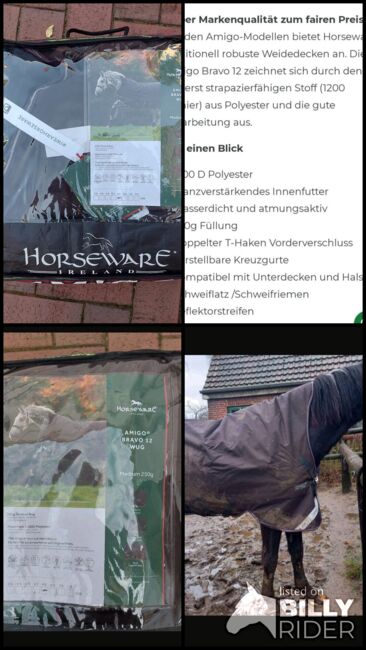 Horsewear Amigo Decke 250gr 145cm, Amigo Horsewear Turnout Rug, Danny, Horse Blankets, Sheets & Coolers, Bremen, Image 9
