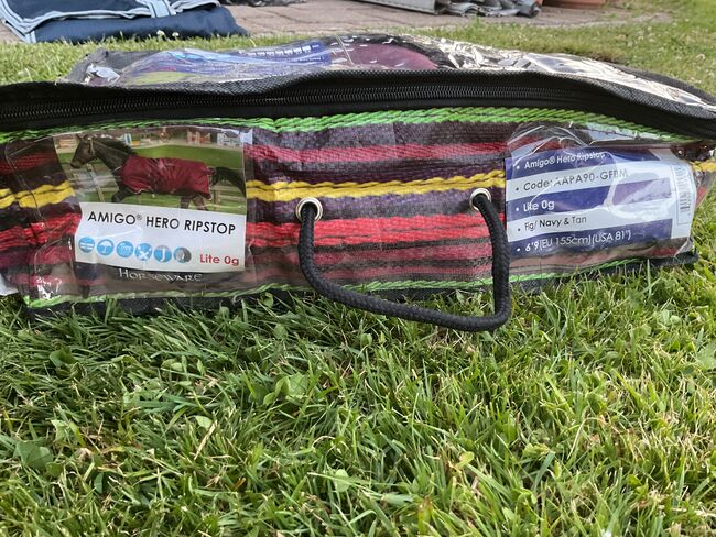 Horsware Outdoordecke AMIGO Hero Ripstop Light 0g - 155cm, Horseware AMIGO Hero Ripstop Light 0g , Shari Bahnsen, Horse Blankets, Sheets & Coolers, Münstertal, Image 6
