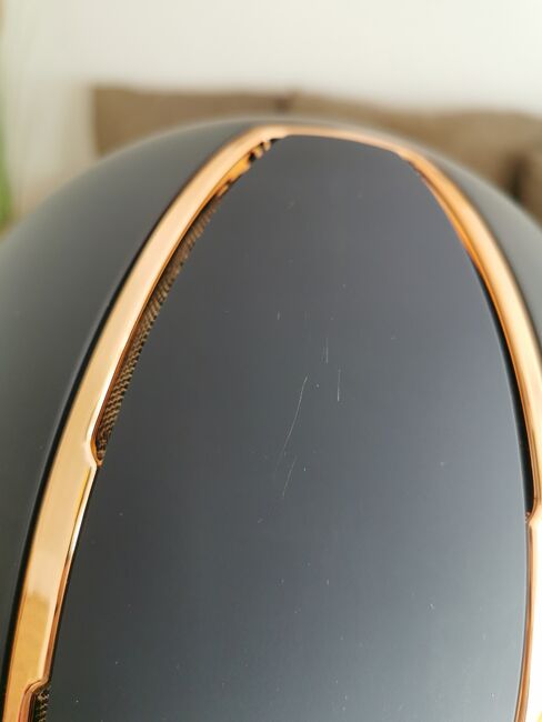 Horze Atmos metallic Reithelm navy/Rosegold 58-60, Horze Atmos , Christina, Riding Helmets, Machern, Image 3