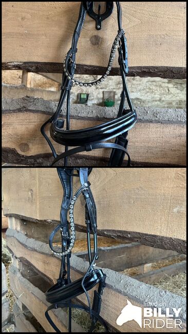 Horze Trense, Horze  Horze Clermont Anatomische Trense , Angelique , Bridles & Headstalls, Helbra , Image 3