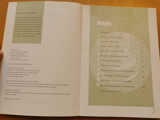 Hufbalance – Schlüssel zu Gesundheit und Leistung. Die Wirkung des korrekt gestellten Hufes, cadmos verlag  Gail Williams, Mandy, Bücher, Camburg, Abbildung 3