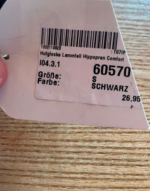 Hufglocken schwarz mit Lammfell S, Svenja Notthoff, Hufschuhe & Krankenschuhe, Haren, Abbildung 4