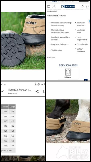 Hufschuhe, neu ovp, Krämer  TurfKing II, Annegret Bamberg , Hufschuhe & Krankenschuhe, Wanfried, Abbildung 5