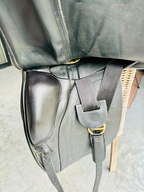 Hulsebos WB4 dressuur zadel 17,5 boommaat M, Hulsebos WB4, S. Lejeune, Dressage Saddle, Roosendaal, Image 11