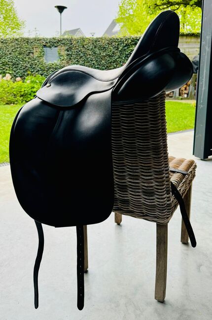 Hulsebos WB4 dressuur zadel 17,5 boommaat M, Hulsebos WB4, S. Lejeune, Dressage Saddle, Roosendaal, Image 16