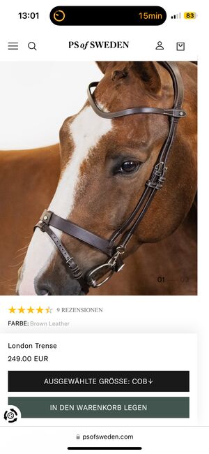 Hunter Trense, Ps of sweeden , Judith Schulz, Bridles & Headstalls, Groß Nemerow 