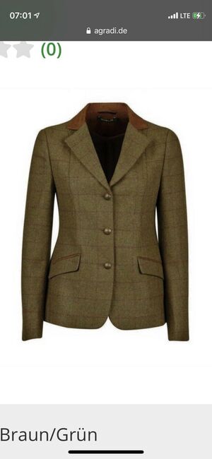 Jagd Hunter Turnier Jacket aus England 40 (L)Tweed grün braun, Dublin, Lisa K., Riding Jackets, Coats & Vests, Aalen