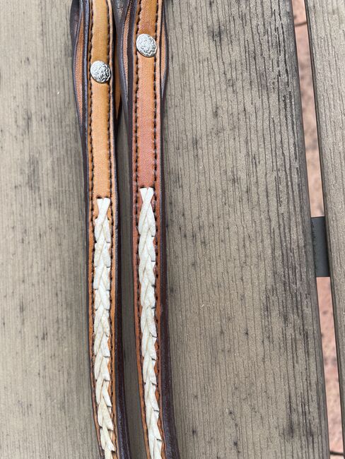 Kopfstück mit Rohhaut VB mit Zügel, Heidi, Nosebands, Nesselwang, Image 3