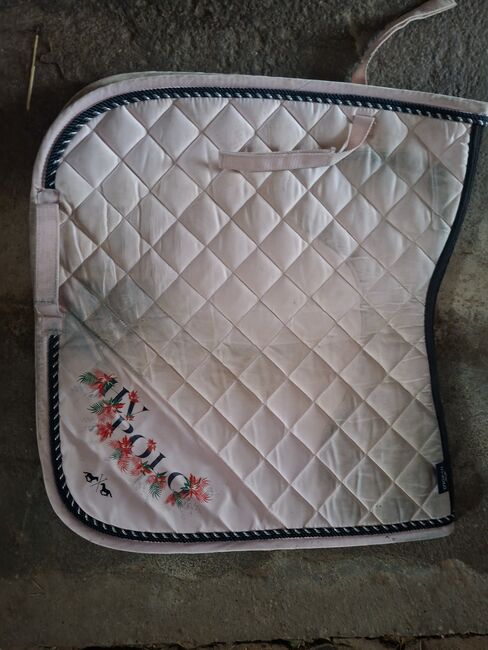 HV Polo Dressurschabracke Altrosa mit Print & Kordel - Wegen Umstieg auf Westernreiten, Michelle wilms , Dressage Pads, Utzenaich 