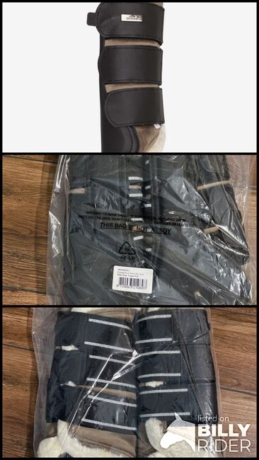 HV Polo Gamaschen Dressur WB Samt Dark Taupe Neu!, HV Polo Favouritas Luxury Collection , Steffi , Tendon Boots, Hürth, Image 4