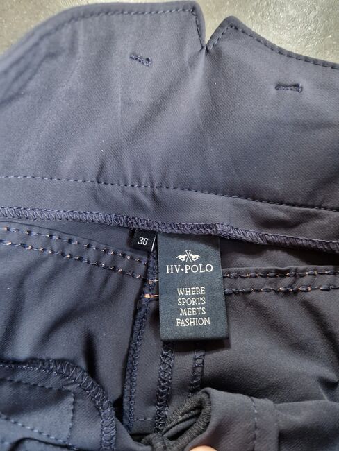 Hv polo gripreithose 36 S blau rosegold glitzer, Hv polo  Gripreithose , K. Werner, Reithosen, Westerwalsede, Abbildung 3