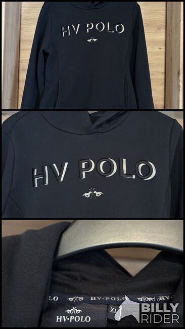 HV Polo Hoodie schwarz Größe XL, Selina Weber, Shirts & Tops, Hartenstein, Image 4