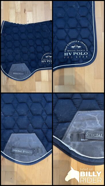 HV Polo Schabracke DL Dunkelblau, HV Polo  HV Polo Schabracke DL Dunkelblau, Sophie H , Dressage Pads, Bad Aibling, Image 6