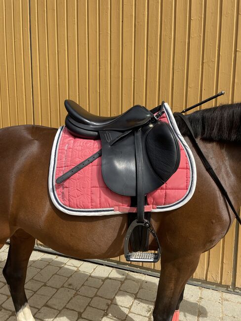 HV Polo Set "Nora" in bright coral, HV Polo  Nora bright coral, Julia, Dressage Pads, Augsburg