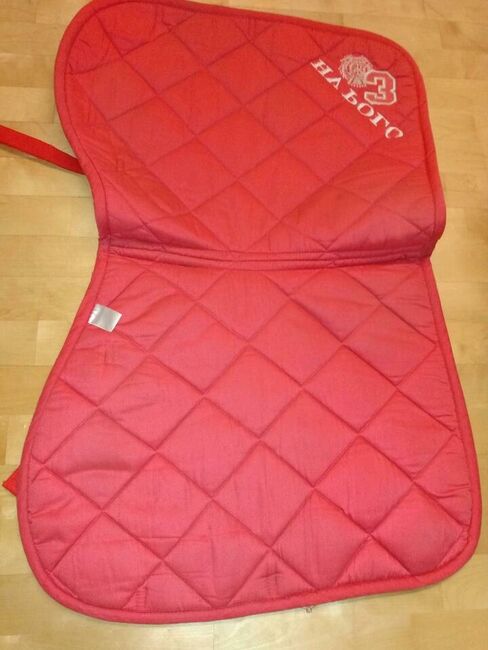 HV Polo Set Schabracke Gamaschen Fliegenohren hibiskus rot, HV Polo, Rebecca, Dressage Pads, Ulm, Image 3