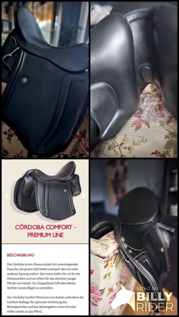 Ibero Cordoba Comfort 18 Zoll, Ibero Cordoba, Sandra, Dressage Saddle, Hamburg, Image 10