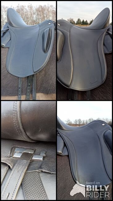 Ibero Dressursattel Classic Plus f. kurze Pferderücken 17,5", Iberosattel Amazona Royal Classic Plus , Bettina, Dressage Saddle, Rüdnitz, Image 13