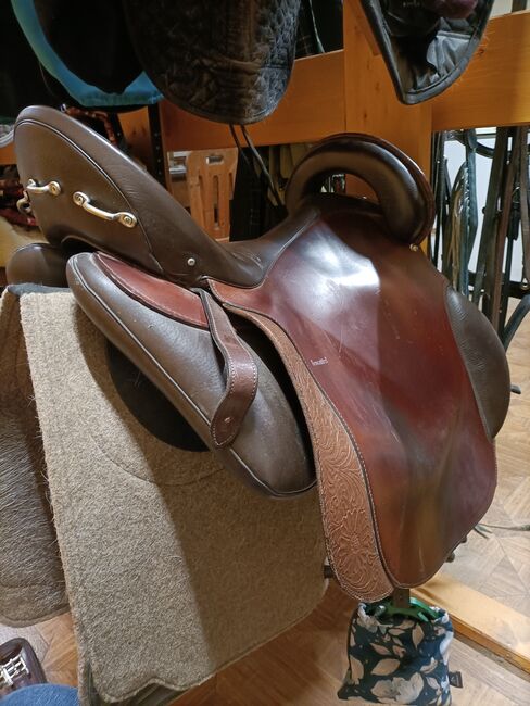 Iberosattel Vaquero Bereitschaft, Iberosattel  Vaquero Bereitschaft , Sandra Hüttinger , Baroque Saddle, Treuchtlingen, Image 2