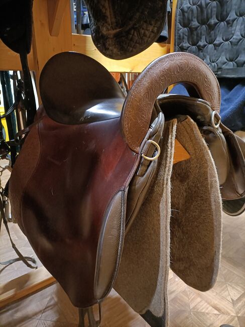 Iberosattel Vaquero Bereitschaft, Iberosattel  Vaquero Bereitschaft , Sandra Hüttinger , Baroque Saddle, Treuchtlingen, Image 7