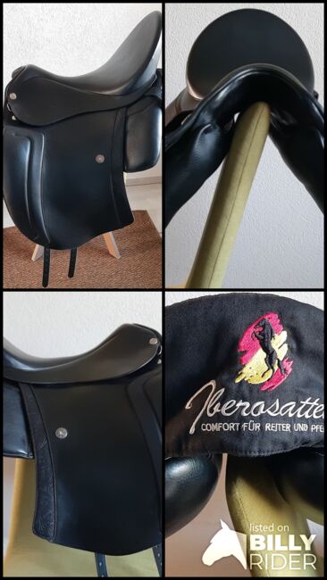 Iberosattel : Còrdoba Comfort - Premium line Dressur - Glattleder 18 schwarz - wie neu, Iberosattel Còrdoba Comfort - Premium line Dressur, Ruth Sauder, Siodła ujeżdżeniowe, Kriechenwil, Image 10